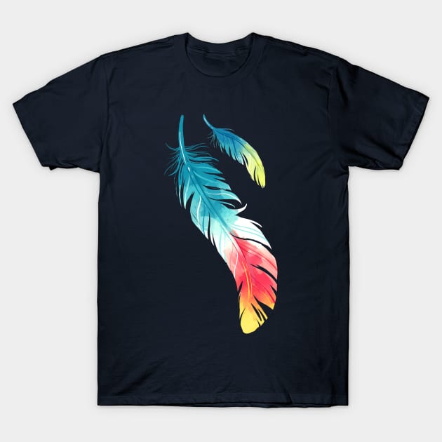 Feather T-Shirt by Freeminds